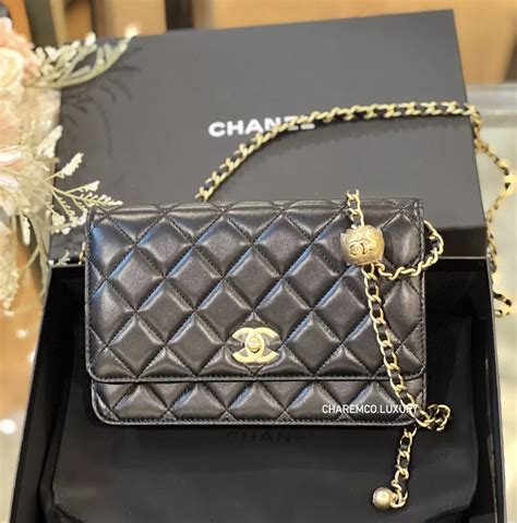 chanel bag with ball on chain|chanel shoulder bag with chain.